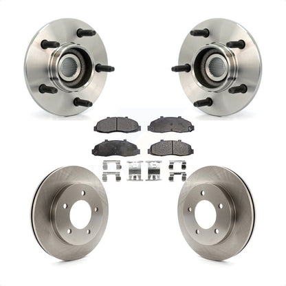 Kit de Rotor et plaquettes de frein à disque, roulement de moyeu avant, pour Ford F-150 4WD avec 2 roues AB