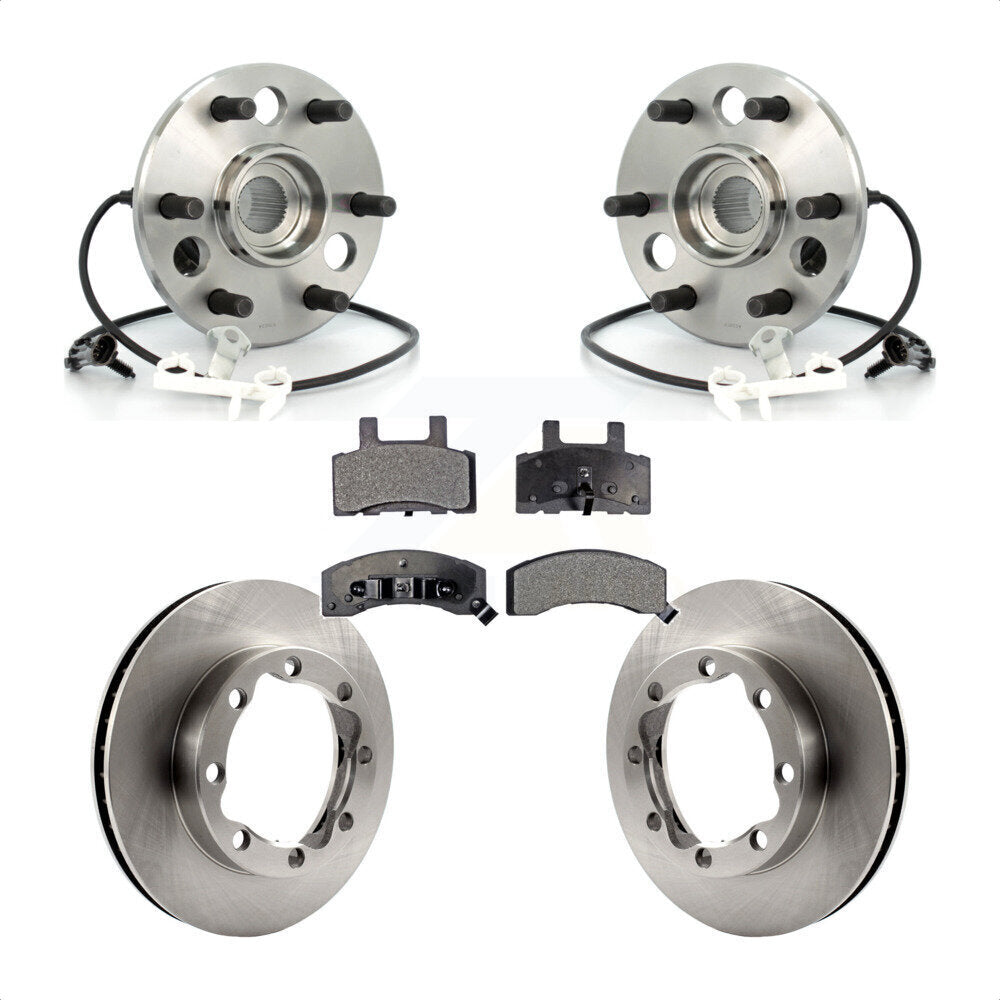 Kit de plaquettes de Rotor de frein, roulement de moyeu avant, pour Chevrolet Tahoe 4WD avec moteur DIESEL