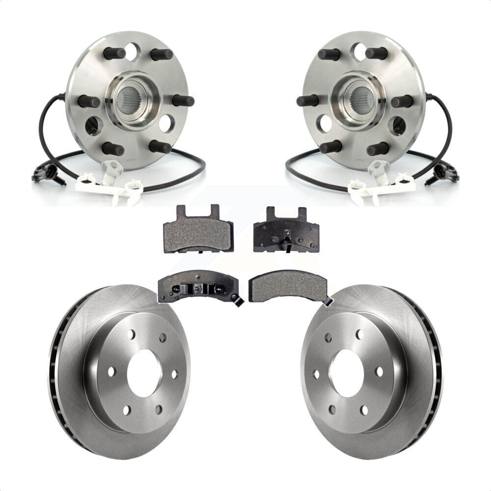 Kit de Rotor et de plaquettes de frein à disque, roulement de moyeu avant, pour Chevrolet GMC Tahoe Yukon K250