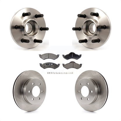 Kit de rotor et plaquettes de frein à disque, roulement de moyeu avant, pour Dodge Dakota Durang 2000 – 2002