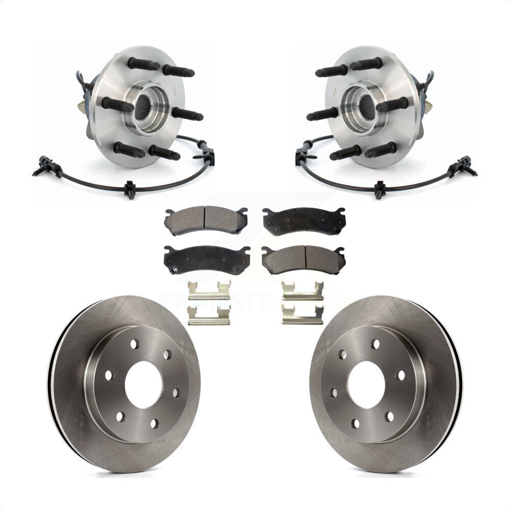 Kit de plaquettes de Rotor de frein, roulement de moyeu avant, pour Chevrolet GMC Silverado 1500 Sierra X