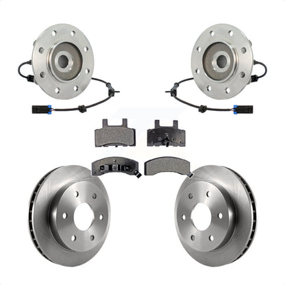 Ensemble de roulement de moyeu avant, Rotor de frein et Kit de plaquettes pour GMC Yukon Chevrolet Taho