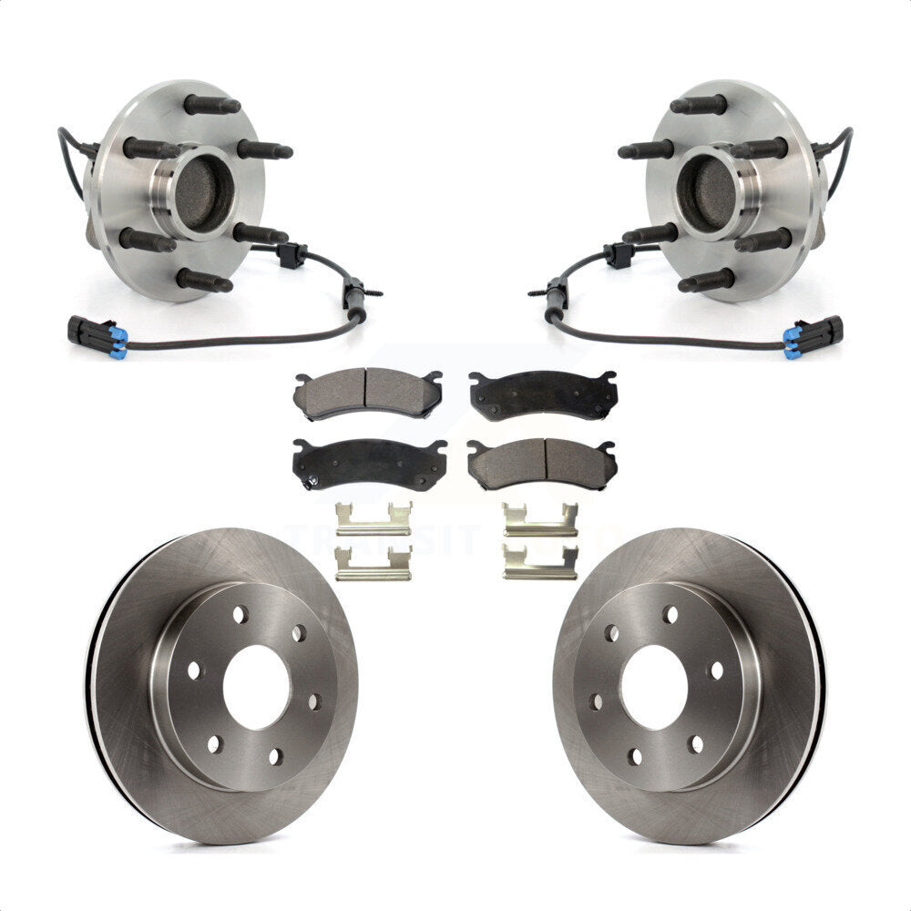 Kit de Rotor et plaquettes de frein à disque, roulement de moyeu avant, pour Chevrolet Astro GMC Safari RW