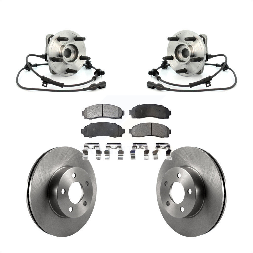 Kit de plaquettes de Rotor de frein, roulement de moyeu avant, pour Ford Ranger Explorer Sport Trac Mazd