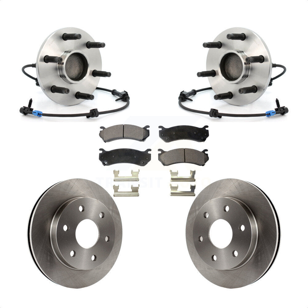 Kit de plaquettes de Rotor de frein, roulement de moyeu avant, pour Chevrolet GMC Silverado 1500 Sierra X