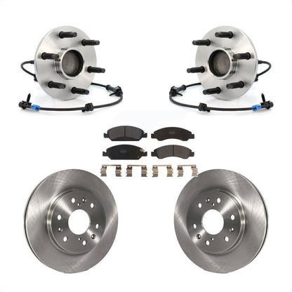 Kit de Rotor et plaquettes de frein, roulement de moyeu avant, pour Chevrolet GMC Silverado 1500 Sierr