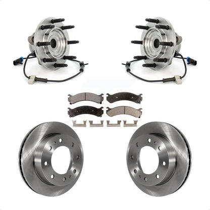 Kit de plaquettes de Rotor de frein, roulement de moyeu avant, pour GMC Chevrolet Sierra 2500 HD Silverad