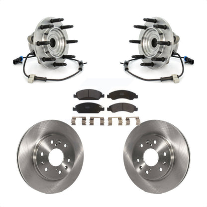 Kit de Rotor et plaquettes de frein, roulement de moyeu avant, pour Chevrolet GMC Silverado 1500 Sierr