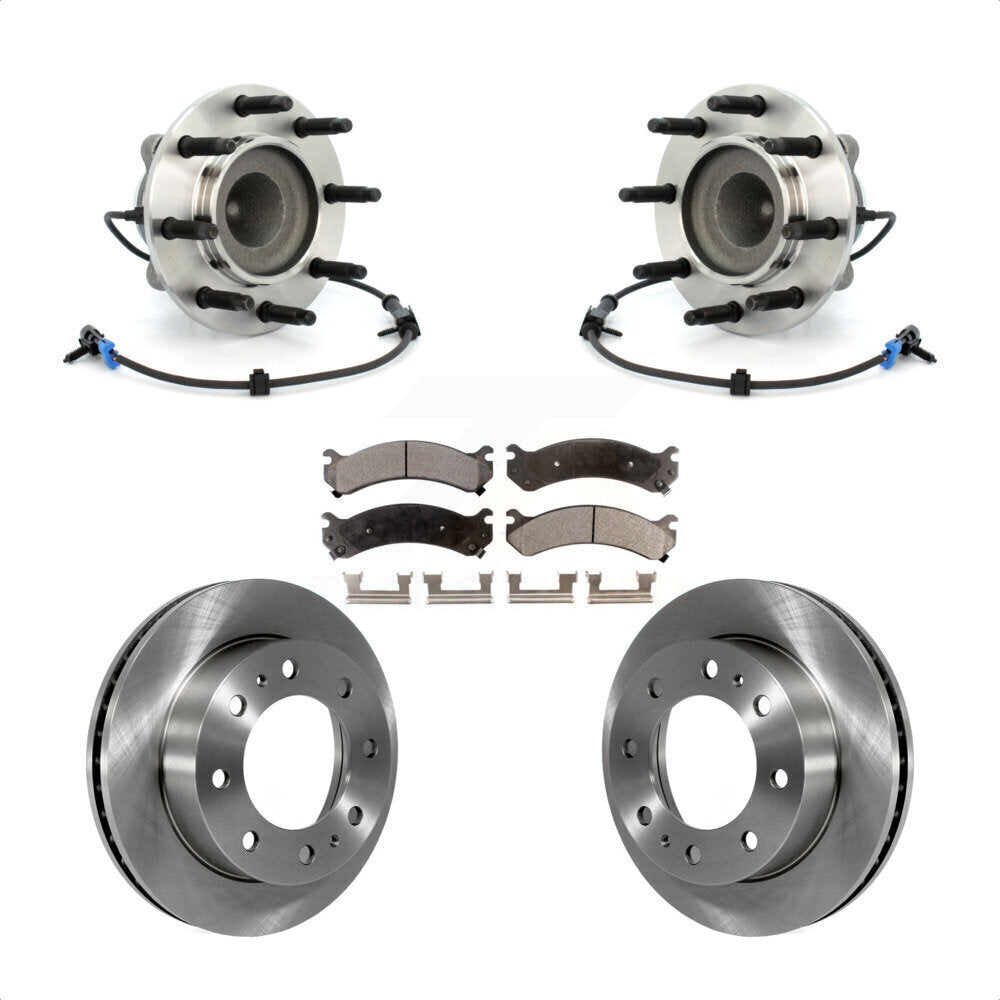Kit de plaquettes de Rotor de frein, roulement de moyeu avant, pour Chevrolet GMC Express 2500 Savana 350