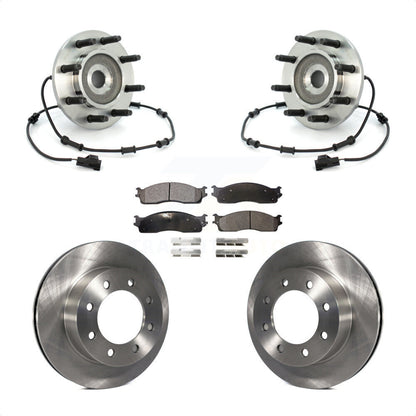 Kit de plaquettes de Rotor de frein à disque, roulement de moyeu avant, pour Dodge Ram 2003 2005 2500 3500 4W