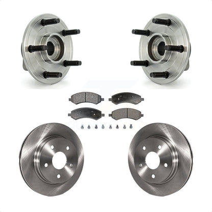 Kit de plaquettes de Rotor de frein à disque, roulement de moyeu avant pour Dodge Ram 1500 avec roue à 5 écrous