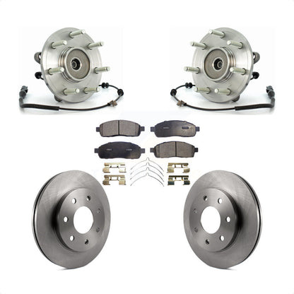 Kit de Rotor et plaquettes de frein à disque, roulement de moyeu avant, pour Ford F-150 Lincoln Mark LT 4W