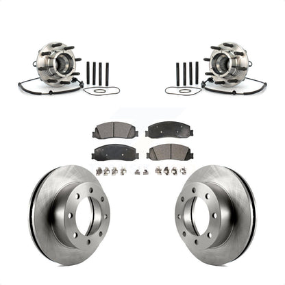 Kit de Rotor et plaquettes de frein, roulement de moyeu avant, pour Ford F-350 Super Duty 4W 2008 – 2010