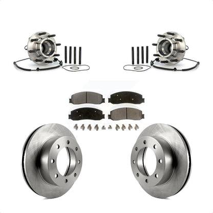 Kit de Rotor et plaquettes de frein à disque, roulement de moyeu avant, pour Ford F-250 Super Duty 4W 2010