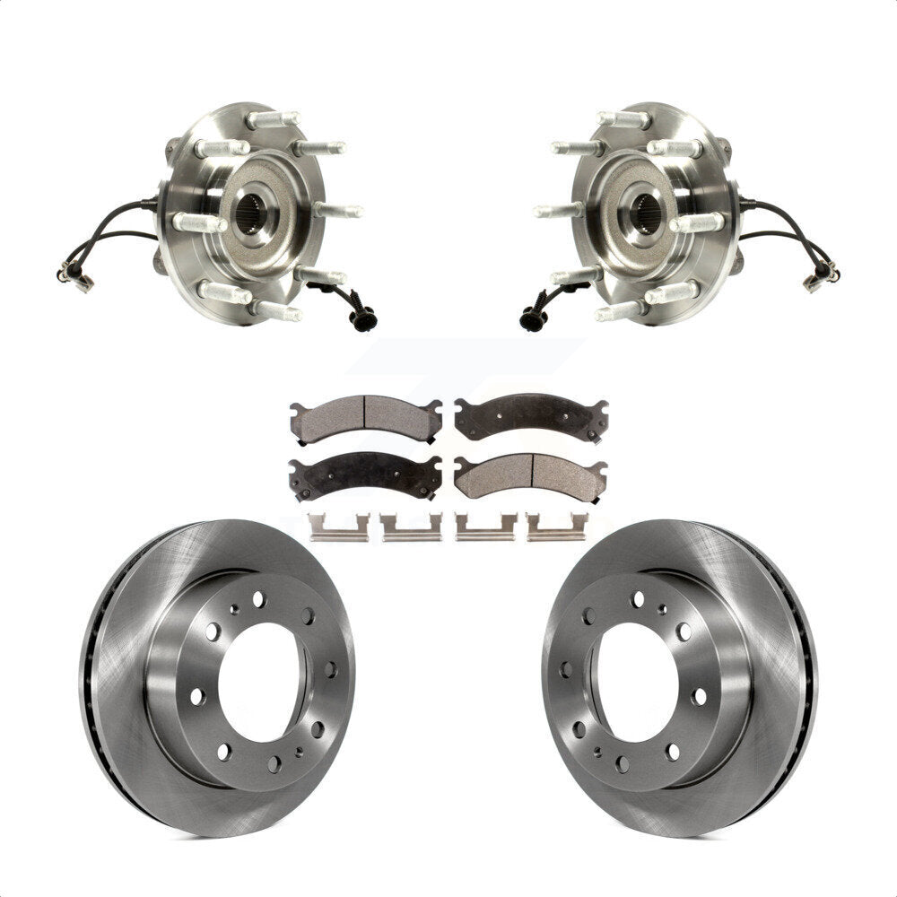 Kit de plaquettes de Rotor de frein, roulement de moyeu avant, pour GMC Chevrolet Sierra 2500 HD Silverad