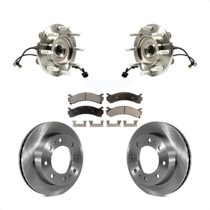 Kit de plaquettes de Rotor de frein, roulement de moyeu avant, pour GMC Chevrolet Sierra 2500 HD Silverad