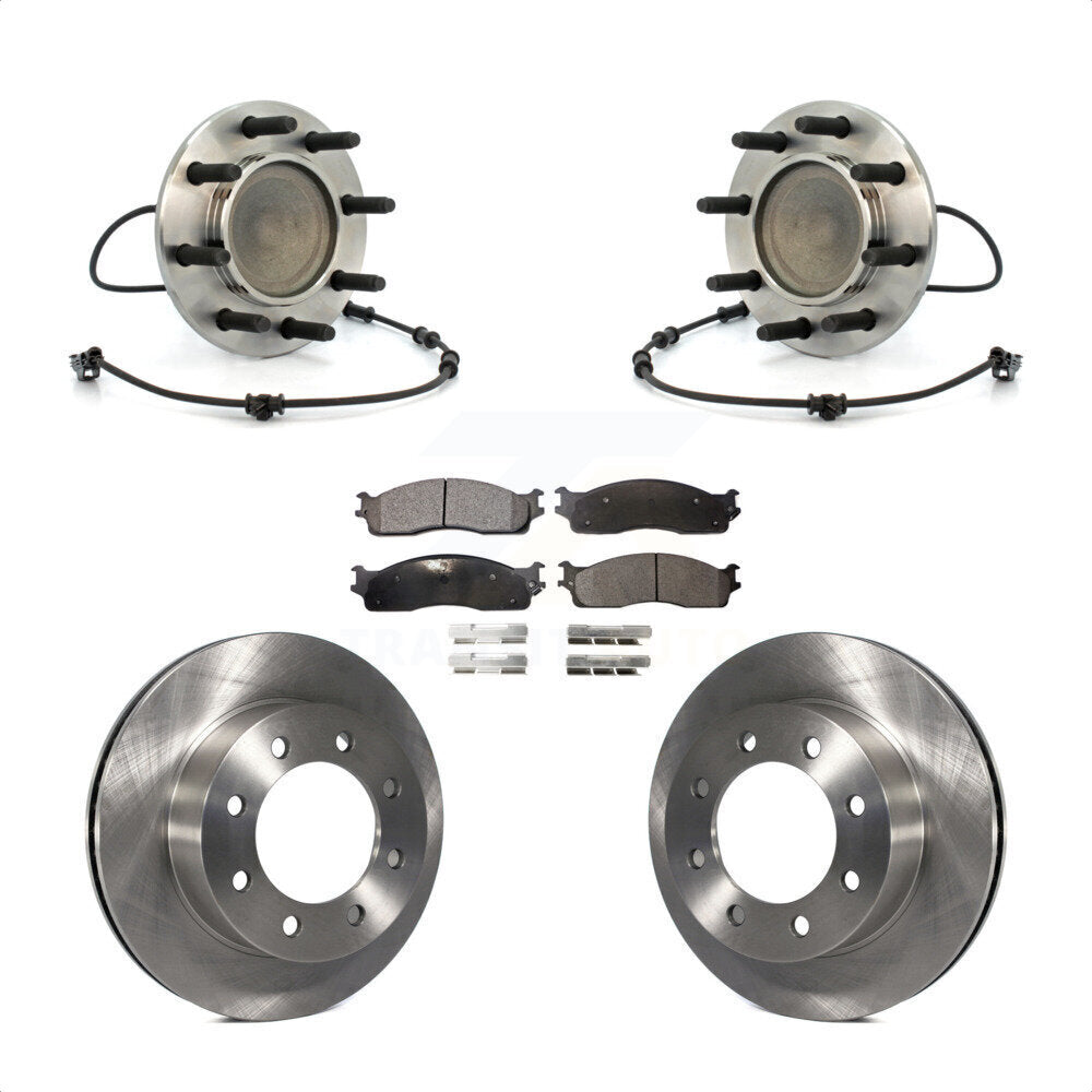 Kit de plaquettes de Rotor de frein à disque, roulement de moyeu avant, pour Dodge Ram 2003 2005 2500 3500 RW