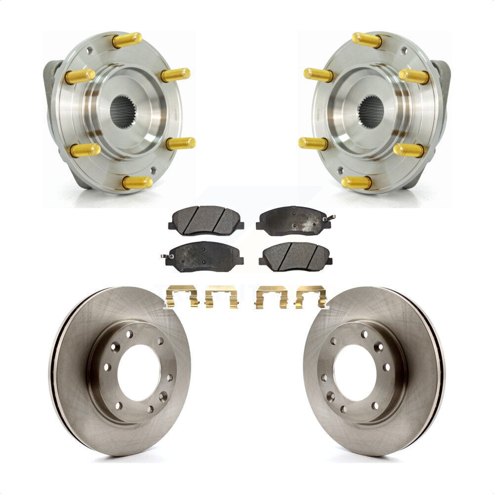 Kit de plaquettes de Rotor de frein, ensemble de roulements de moyeu avant, pour Kia Sedona Hyundai Entourag