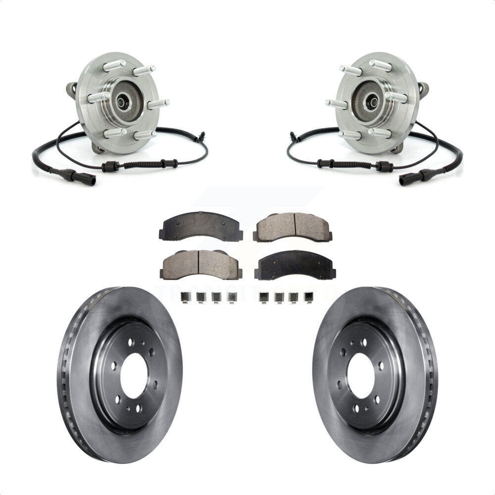 Kit de plaquettes de Rotor de frein, roulement de moyeu avant, pour Ford Expedition Lincoln Navigator 4W