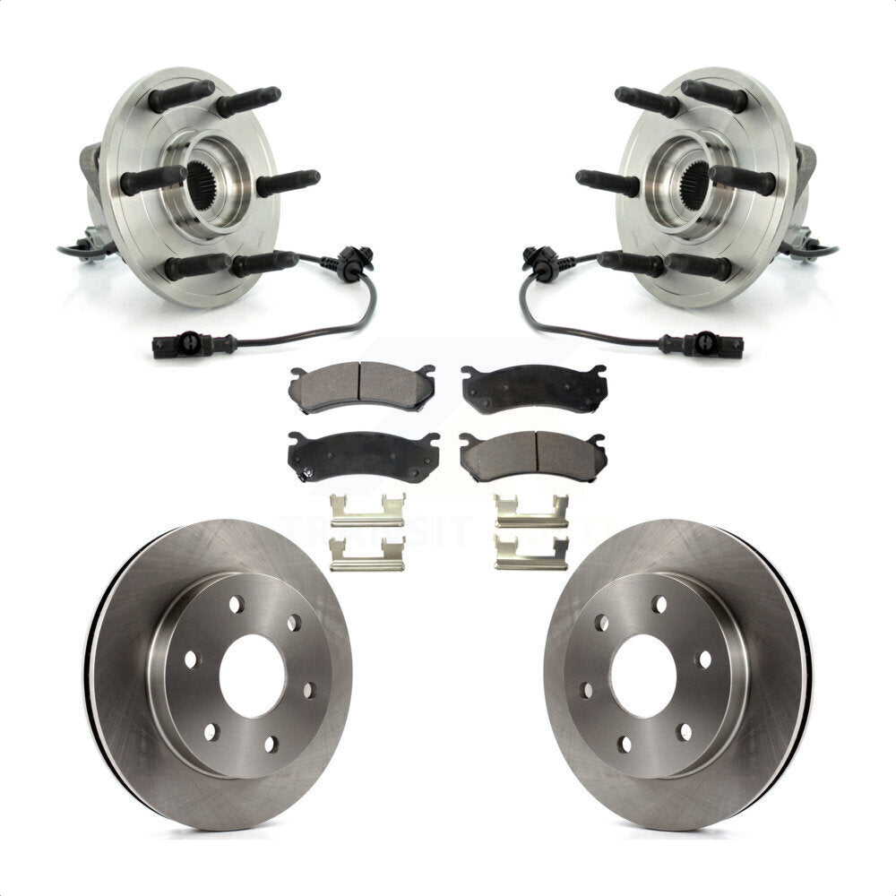 Kit de plaquettes de Rotor de frein à disque, ensemble de roulements de moyeu avant pour Chevrolet Silverado 150