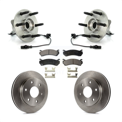 Kit de plaquettes de Rotor de frein à disque, ensemble de roulements de moyeu avant pour Chevrolet Silverado 150