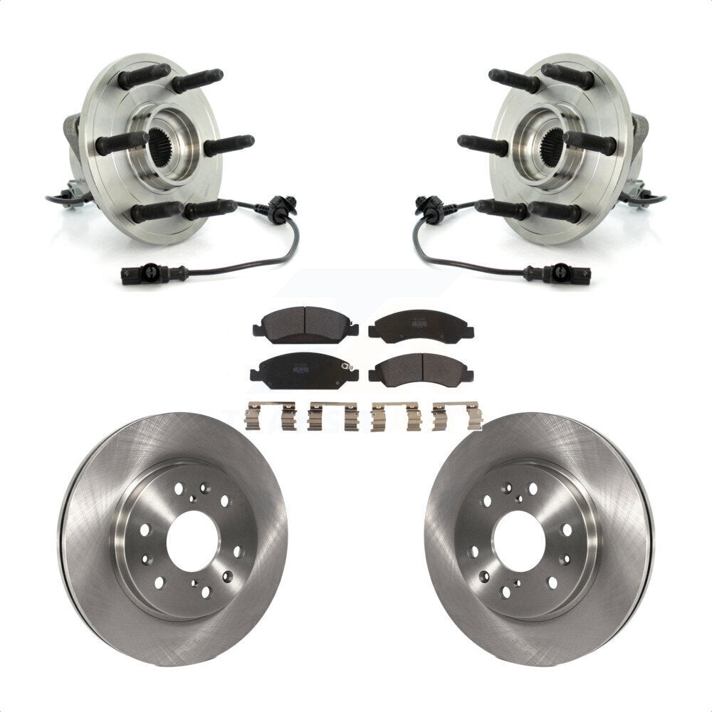 Kit de plaquettes de Rotor de frein, roulement de moyeu avant, pour Chevrolet GMC Sierra 1500 Silverado X