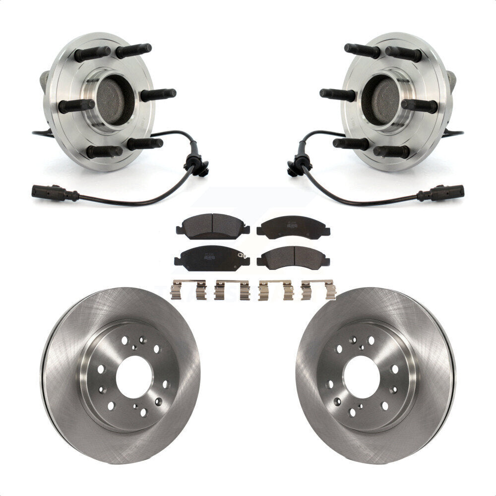 Kit de plaquettes de Rotor de frein, roulement de moyeu avant, pour Chevrolet GMC Sierra 1500 Silverado X