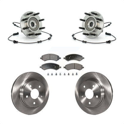 Kit de plaquettes de Rotor de frein, roulement de moyeu avant, pour Dodge Ram 1500 07-08, avec roue à 8 écrous