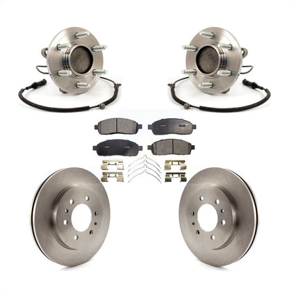 Ensemble de roulement de moyeu avant, Rotor de frein à disque et Kit de plaquettes pour Ford F-150 RW 2009