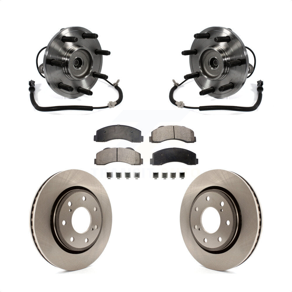 Kit de rotors et plaquettes de frein à disque, ensemble de roulements de moyeu avant, pour Ford F-150