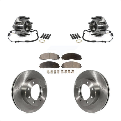 Kit de Rotor et plaquettes de frein à disque, roulement de moyeu avant, pour Ford F-350 Super Duty 4W 2014