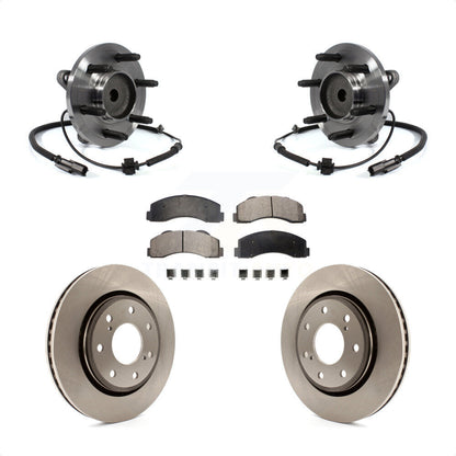 Kit de plaquettes de Rotor de frein, roulement de moyeu avant, pour Ford F-150 RWD 11-14, avec roue à 7 écrous