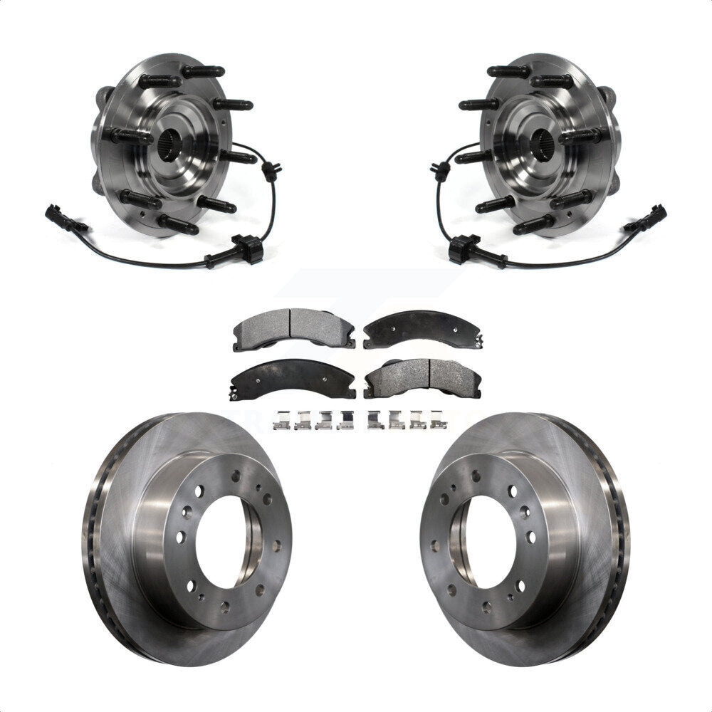 Kit de plaquettes de Rotor de frein, roulement de moyeu avant, pour GMC Chevrolet Sierra 2500 HD Silverad