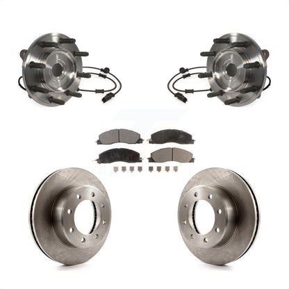 Ensemble de roulements de moyeu avant, Rotors et plaquettes de frein à disque pour Ram 3500 2500