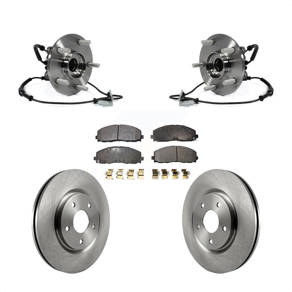 Kit de Rotor et plaquettes de frein, roulement de moyeu avant, pour Dodge Grand Caravan Chrysler Town