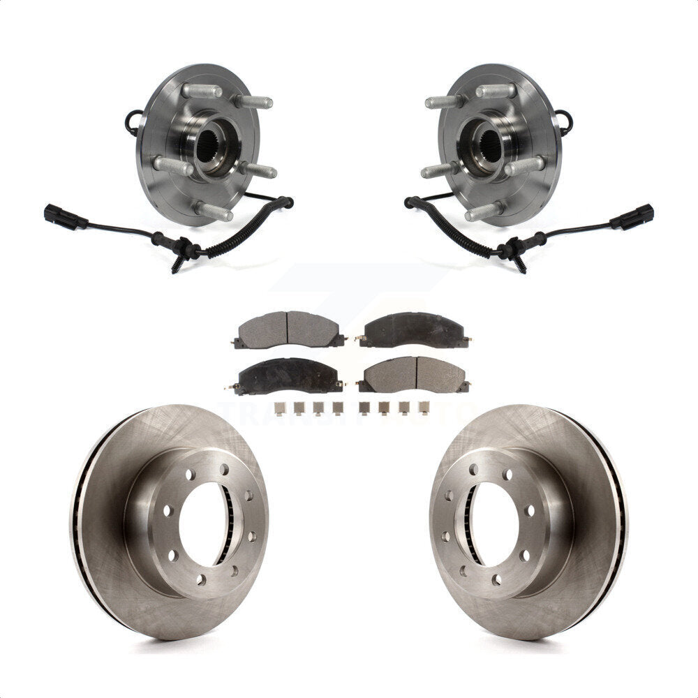 Kit de Rotor et plaquettes de frein, roulement de moyeu avant, pour Ram 2012 1500 4WD avec roue à 8 écrous