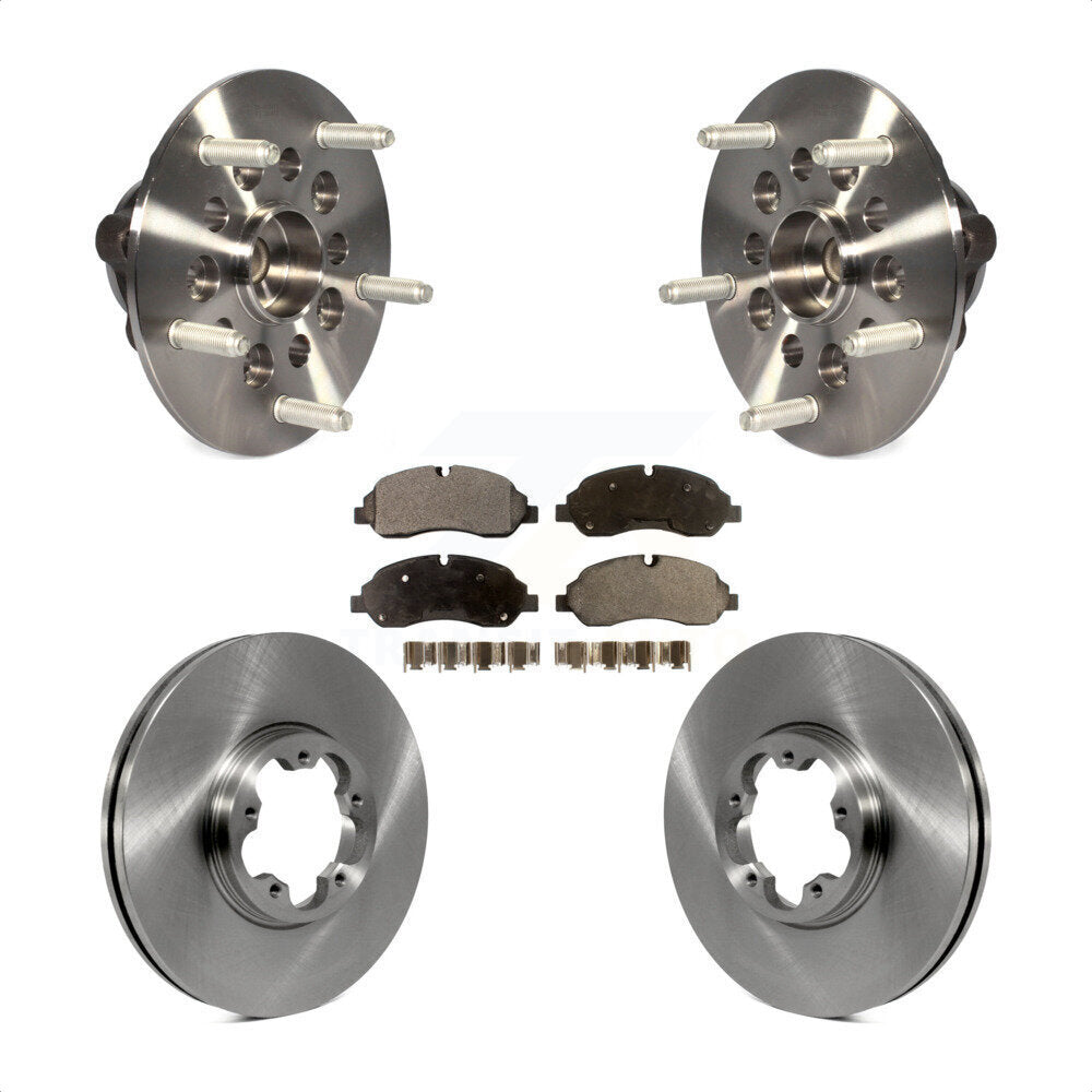 Ensemble de roulements de moyeu avant, Kit de plaquettes de Rotor de frein pour Ford Transit-250 Transit-15