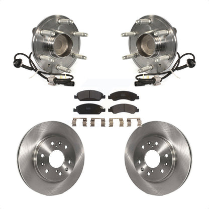 Kit de plaquettes de Rotor de frein, roulement de moyeu avant, pour GMC Sierra 1500 Chevrolet Silverado X