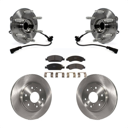 Kit de plaquettes de Rotor de frein, roulement de moyeu avant, pour GMC Sierra 1500 Chevrolet Silverado X