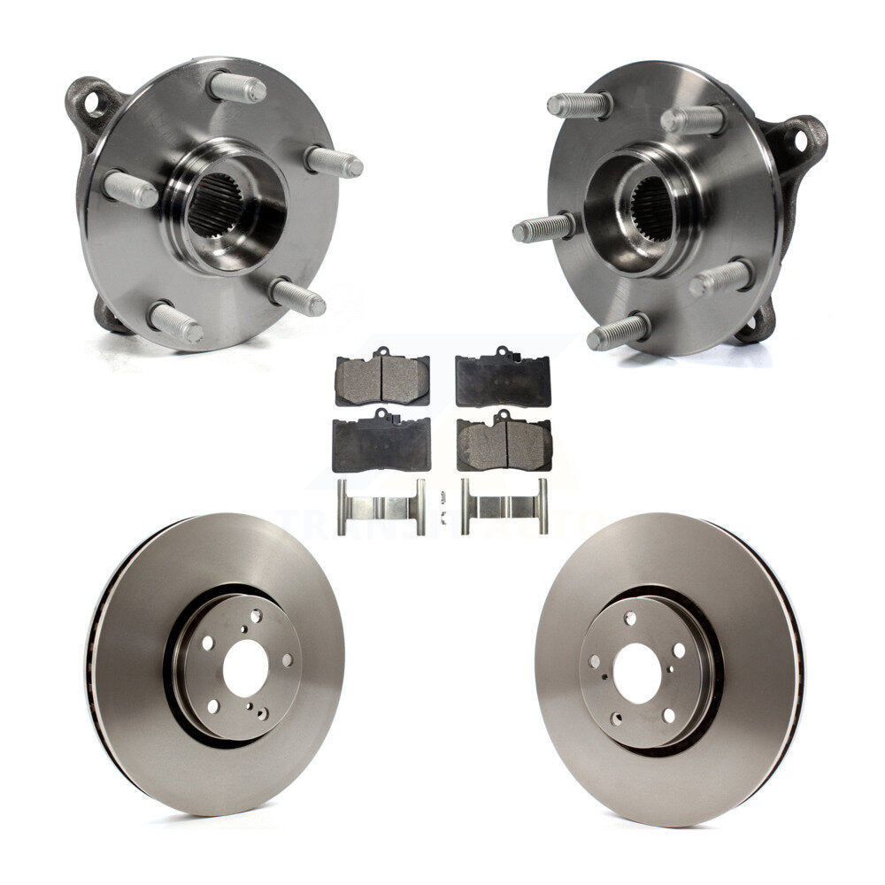 Kit de plaquettes de Rotor de frein à disque, ensemble de roulements de moyeu avant (5 pièces) pour Lexus IS300 IS35