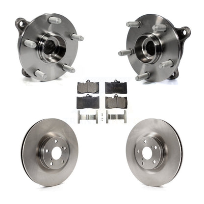Kit de Rotor et plaquettes de frein, roulement de moyeu avant (5 pièces) pour Lexus IS300 IS350 GS350 RC35