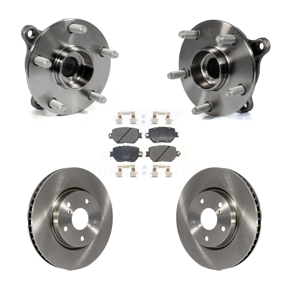 Ensemble de roulements de moyeu avant, Rotors et plaquettes de frein à disque pour Lexus IS250