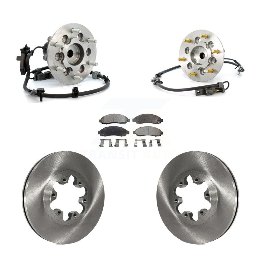 Kit de Rotor et plaquettes de frein, roulement de moyeu avant, pour Chevrolet Colorado GMC Canyon Isuz