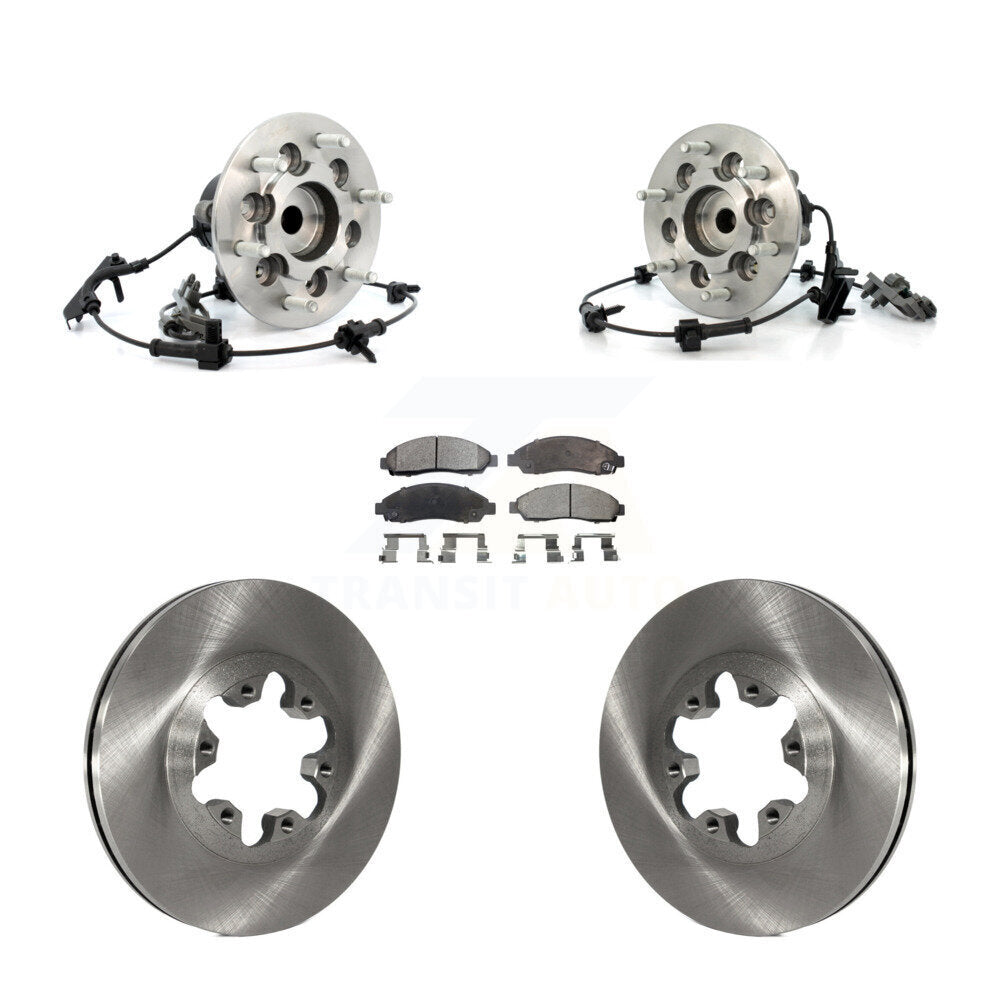 Kit de plaquettes de Rotor de frein à disque, roulement de moyeu avant, pour Chevrolet Colorado GMC Canyon RW