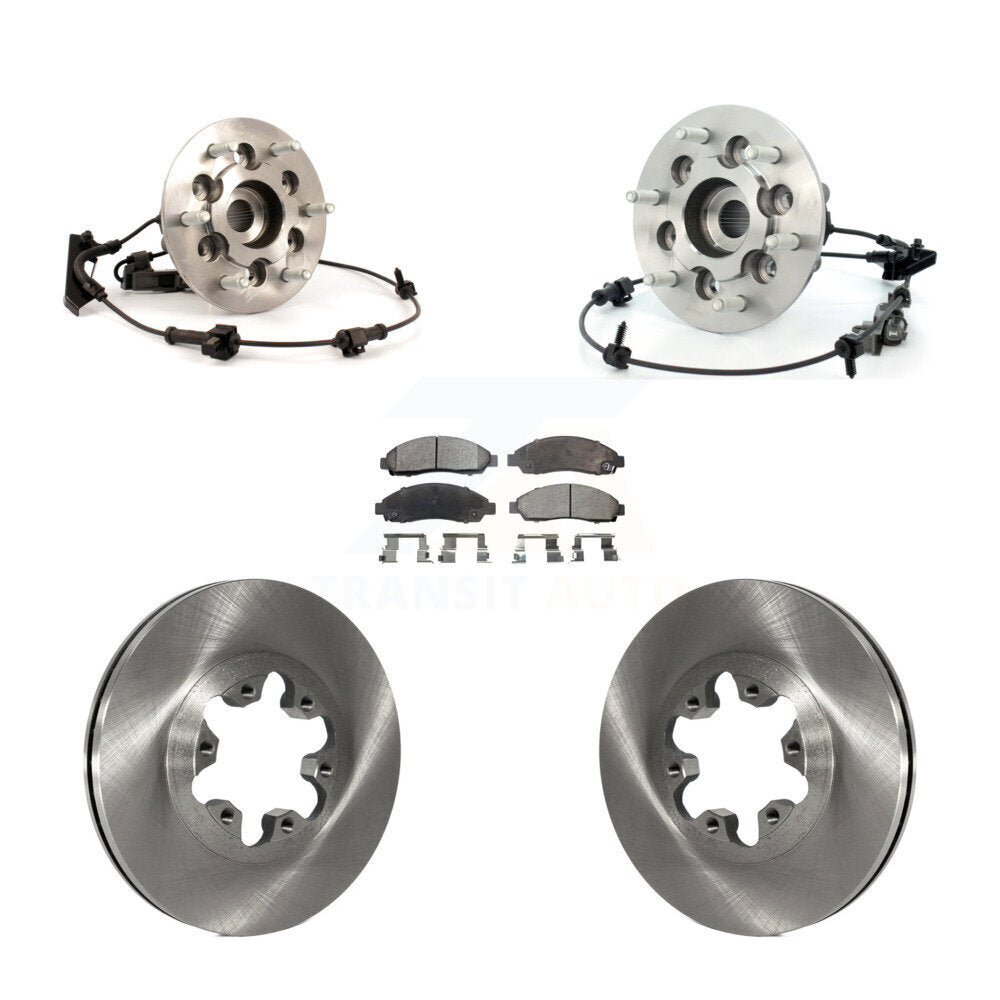 Kit de Rotor et plaquettes de frein, roulement de moyeu avant, pour Chevrolet Colorado GMC Canyon Isuz