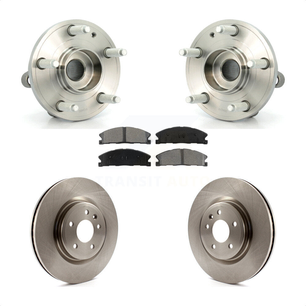 Kit de Rotor et de plaquettes de frein, roulement de moyeu avant, pour Ford Explorer avec frein robuste