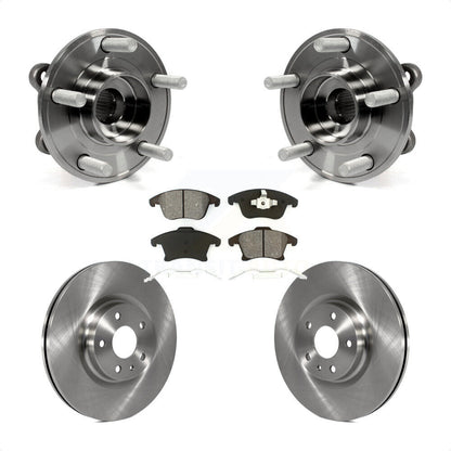 Kit de plaquettes de Rotor de frein à disque, ensemble de roulements de moyeu avant, pour Ford Fusion Lincoln MK