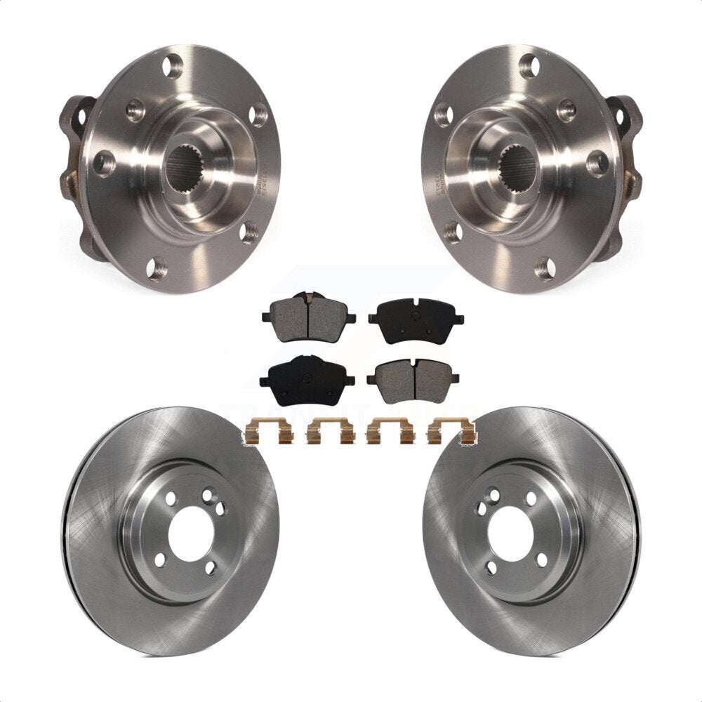 Ensemble de roulement de moyeu avant, Rotor de frein à disque et Kit de plaquettes pour Mini Cooper Countryma