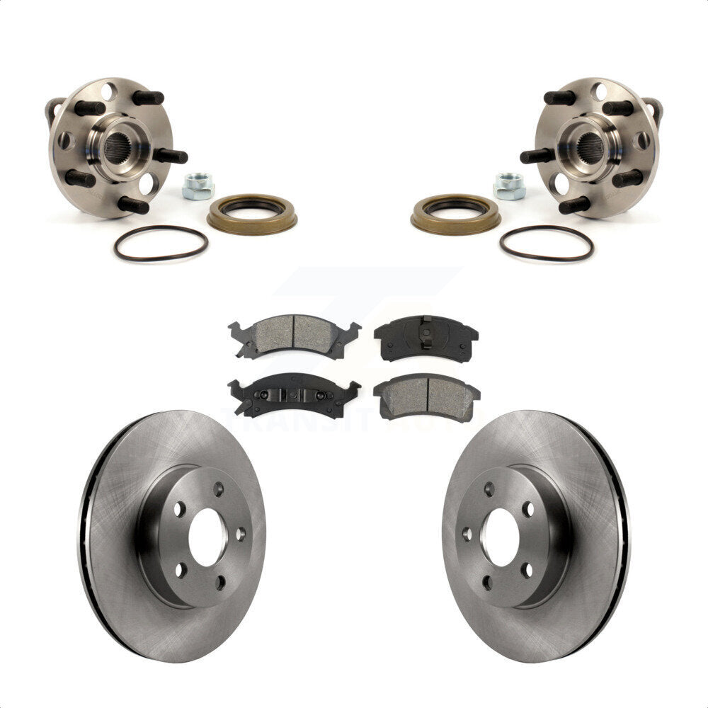 Kit de plaquettes de Rotor de frein, roulement de moyeu avant, pour Chevrolet Cavalier Pontiac Sunfire A