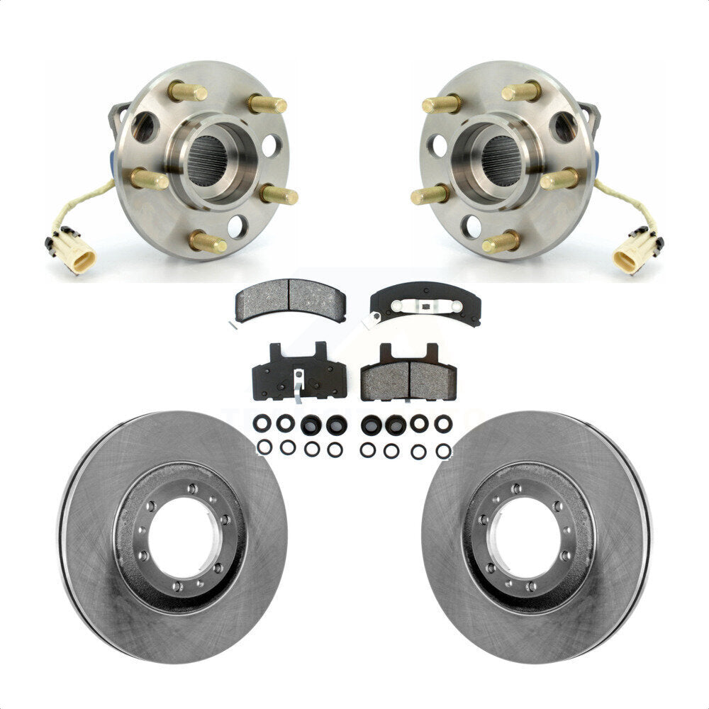 Kit de plaquettes de Rotor de frein, roulement de moyeu avant, pour Cadillac DeVille Fleetwood 60 Specia